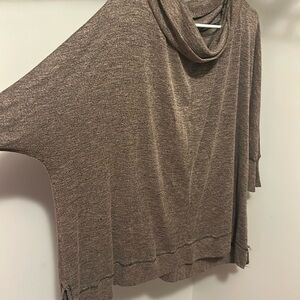 Brown loose fitting top